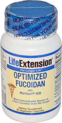 Optimized Fucoidan, 60 Veggie Caps by Life Extension, 補充劑，各種藻類，褐藻糖膠（棕色海藻岩藻黃素） HK 香港