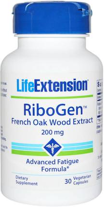 RiboGen French Oak Wood Extract, 200 mg, 30 Veggie Caps by Life Extension, 健康，精力 HK 香港