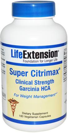 Super Citrimax, 180 Veggie Caps by Life Extension, 健康，飲食 HK 香港