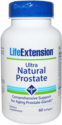 Ultra Natural Prostate, 60 Softgels by Life Extension, 健康，男人，前列腺 HK 香港