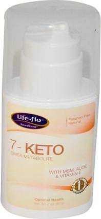 7-Keto, DHEA Metabolite, 2 oz (57 g) by Life Flo Health, 補充劑，7-keto，dhea HK 香港