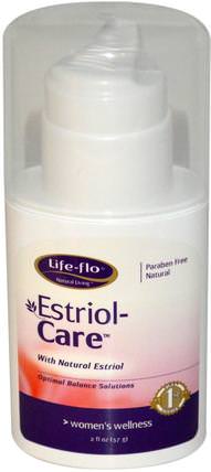 Estriol-Care, 2 fl oz (57 g) by Life Flo Health, 健康，女性，黃體酮霜產品 HK 香港