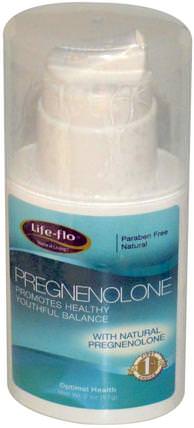 Pregnenolone, 2 oz (57 g) by Life Flo Health, 健康，女性，孕激素霜產品，補充劑，孕烯醇酮 HK 香港