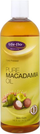 Pure Macadamia Oil, 16 fl oz (473 ml) by Life Flo Health, 健康，皮膚，按摩油 HK 香港