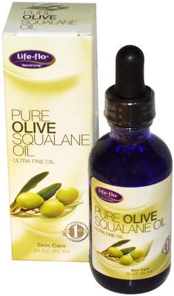 Pure Olive Squalane Oil, Skin Care, 2 fl oz (60 ml) by Life Flo Health, 健康，女性，皮膚 HK 香港