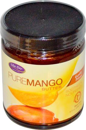 PureMango Butter, Expeller Pressed, 9 fl oz (266 ml) by Life Flo Health, 洗澡，美容，潤膚露，乳木果油 HK 香港