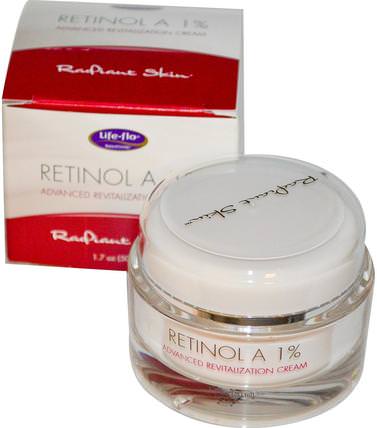 Retinol A 1%, Advanced Revitalization Cream, 1.7 oz (50 ml) by Life Flo Health, 美容，面部護理，面霜，乳液，健康，皮膚，面霜日 HK 香港