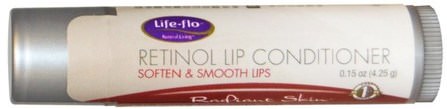 Retinol Lip Conditioner, Radiant Skin, 0.15 oz (4.25 g) by Life Flo Health, 洗澡，美容，唇部護理，面部護理 HK 香港