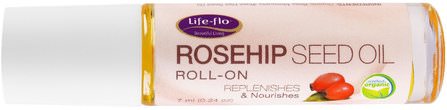 Rosehip Seed, Oil Roll-On, 7 ml (0.24 oz ) by Life Flo Health, 沐浴，美容，香薰精油，玫瑰果籽油 HK 香港