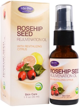 Rosehip Seed Rejuvenation Oil, 1 fl oz (30 ml) by Life Flo Health, 沐浴，美容，香薰精油，玫瑰果籽油，健康，皮膚，面部護理油 HK 香港