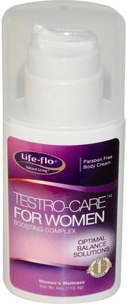 Testro-Care for Women, 4 oz (113.4 g) by Life Flo Health, 健康，女性，更年期 HK 香港