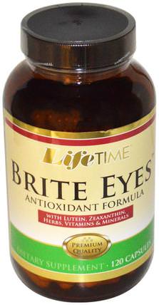Brite Eyes Antioxidant Formula, 120 Capsules by Life Time, 健康，眼保健，視力保健，視力 HK 香港