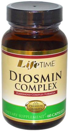 Diosmin Complex, 60 Capsules by Life Time, 健康，女性，曲張靜脈護理，diosmin（甜橙）橙皮苷複合物 HK 香港