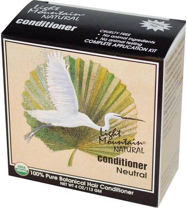 Natural Conditioner, Neutral, 4 oz (113 g) by Light Mountain, 健康 HK 香港