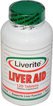 Liver Aid, 120 Tablets by Liverite, 健康，肝臟支持 HK 香港