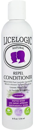 LiceLogic, Repel Conditioner, Lavender, 8 fl oz (236 ml) by Logic Products, 洗澡，美容，頭髮，頭皮，健康 HK 香港