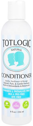 TotLogic, Conditioner, 8 fl oz (236 ml) by Logic Products, 洗澡，美容，頭髮，頭皮，洗髮水，護髮素 HK 香港