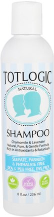 TotLogic, Shampoo, 8 fl oz (236 ml) by Logic Products, 洗澡，美容，頭髮，頭皮，洗髮水，護髮素 HK 香港