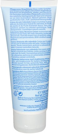 Baby Moisture Cream, Calendula, 3.4 fl oz (100 ml) by Logona Naturkosmetik, 洗澡，美容，身體護理，潤膚露，嬰兒潤膚露 HK 香港