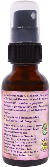 健康 - Flower Essence Services, Magenta Self-Healer, Flower Essence & Essential Oil, 1 fl oz (30 ml)