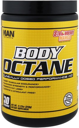 Body Octane, Strawberry Mango, 11.22 oz (318 g) by MAN Sport, 健康，能量，運動 HK 香港