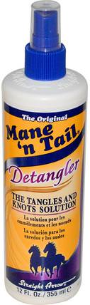 Detangler Spray, 12 fl oz (355 ml) by Mane n Tail, 洗澡，美容，頭髮，頭皮，洗髮水，護髮素，護髮素 HK 香港