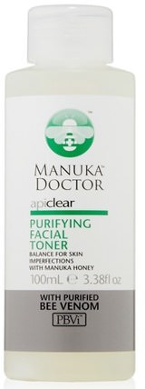 Apiclear, Purifying Facial Toner, 3.38 fl oz (100 ml) by Manuka Doctor, 健康，痤瘡，皮膚類型的粉刺容易皮膚，美容，面部調色劑 HK 香港