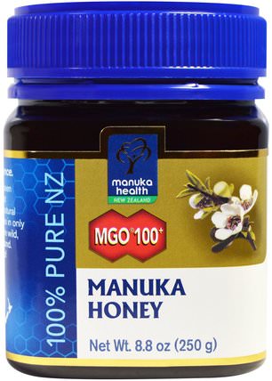 Manuka Honey, MGO 100+, 8.8 oz (250 g) by Manuka Health, 食物，蜂蜜，麥盧卡蜂蜜 HK 香港