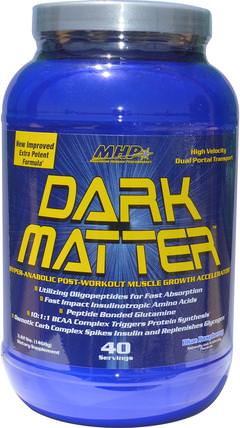 Dark Matter, Muscle Growth Accelerator, Blue Raspberry, 3.22 lbs (1460 g) by Maximum Human Performance, 運動，運動，肌肉 HK 香港