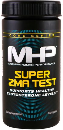 Super ZMA Test, 120 Capsules by Maximum Human Performance, 體育，zma HK 香港