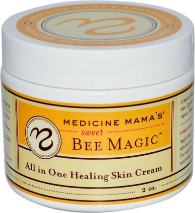 Sweet Bee Magic, All In One Healing Skin Cream, 2 oz by Medicine Mamas, 健康，皮膚，傷害燒傷 HK 香港
