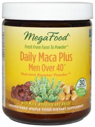 Daily Maca Plus, For Men, 1.57 oz (44.4 g) by MegaFood, 健康，男人，瑪卡 HK 香港