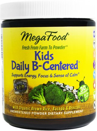Kids Daily B-Centered, 1.1 oz (32.1 g) by MegaFood, 兒童健康，補充兒童 HK 香港