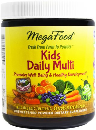 Kids Daily Multi, 1.8 oz (49.8 g) by MegaFood, 維生素，多種維生素，兒童多種維生素 HK 香港