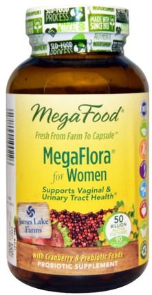 MegaFlora for Women, 90 Capsules by MegaFood, 健康，女性，膀胱 HK 香港