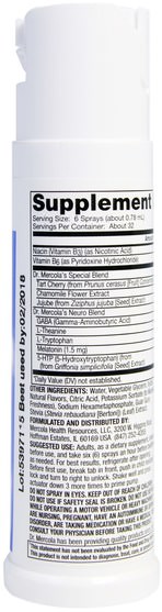 健康 - Dr. Mercola, Melatonin Sleep Support, Raspberry Flavor.85 fl oz (25 ml)