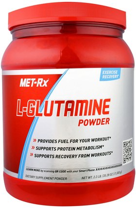 L-Glutamine Powder, 35.28 oz (1000 g) by MET-Rx, 運動，補充劑，l谷氨酰胺 HK 香港