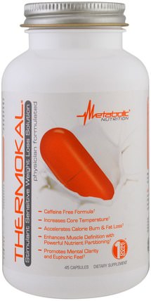 Thermokal, Stimulant Weight Loss Solution, 45 Capsules by Metabolic Nutrition, 健康，飲食 HK 香港