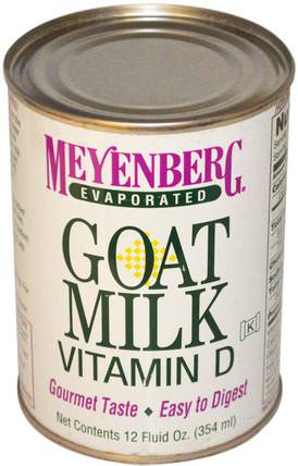 Evaporated Goat Milk, Vitamin A & D, 12 fl oz (354 ml) by Meyenberg Goat Milk, 食品，咖啡茶和飲料，兒童健康，嬰兒配方奶粉和奶粉 HK 香港