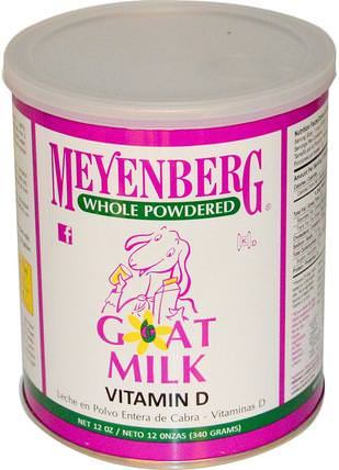 Whole Powdered Goat Milk, Vitamin D, 12 oz (340 g) by Meyenberg Goat Milk, 食品，咖啡茶和飲料，兒童健康，嬰兒配方奶粉和奶粉 HK 香港