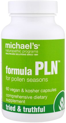 Formula PLN, 60 Vegan & Kosher Capsules by Michaels Naturopathic, 補品，健康 HK 香港