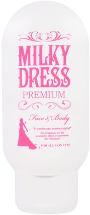 Premium, Face & Body Cream, 100 g by Milky Dress, 美容，面部護理，面霜，乳液，浴 HK 香港