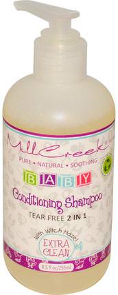 Baby Conditioning Shampoo, Extra Clean, 8.5 fl oz (255 ml) by Mill Creek, 洗澡，美容，洗髮水，兒童洗澡 HK 香港