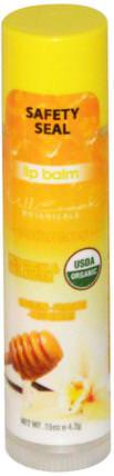 Organic Lip Balm, Vanilla Honey, 0.15 oz (4.2 g) by Mill Creek, 洗澡，美容，唇部護理，唇膏 HK 香港