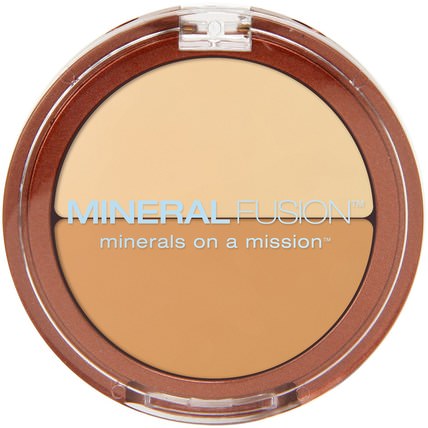 Concealer Duo, Warm, 0.11 oz (3.1 g) by Mineral Fusion, 洗澡，美容，化妝，修飾棒遮瑕膏 HK 香港