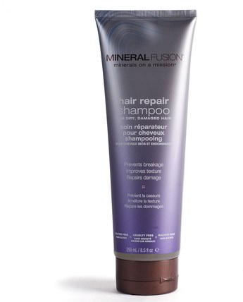 Hair Repair Shampoo, 8.5 fl oz (250 ml) by Mineral Fusion, 洗澡，美容，摩洛哥堅果，頭髮，頭皮，洗髮水，護髮素 HK 香港