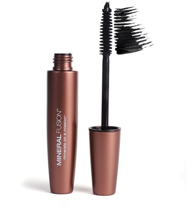 Lengthening Mascara, Graphite/Black, 0.57 fl oz (17 ml) by Mineral Fusion, 洗澡，美容，化妝，睫毛膏 HK 香港