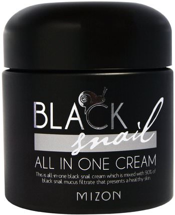 Black Snail, All In One Cream, 2.53 fl oz (75 ml) by Mizon, 洗澡，美容，面部護理，面霜，乳液 HK 香港