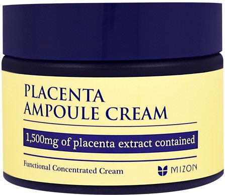Placenta Ampoule Cream, 1.69 oz (50 ml) by Mizon, 沐浴，美容，抗衰老 HK 香港