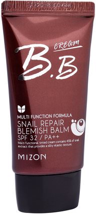 Snail Repair Blemish Balm, BB Cream SPF 32, 1.69 fl oz (50 ml) by Mizon, 洗澡，美容，化妝，液體化妝 HK 香港